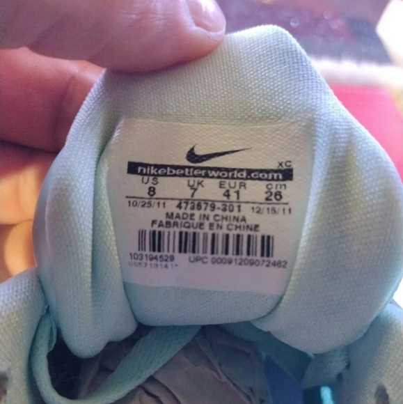 Size 8 Nike zoom kd 4 easter "mint" 2011 - Picture 13 of 16